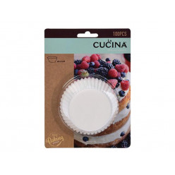 Формы для кексов бумажные Cucina 100шт, D6сm