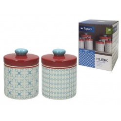 Емкость керамическая 1.2l Tognana Kubik Azzurro