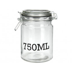 Банка для хранения/консервации EH 0.75l, H15cm, крышка зажим