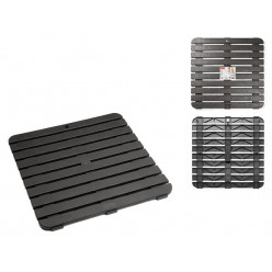 Настил для душа Tatay 55X55X3cm коричневый, пластик