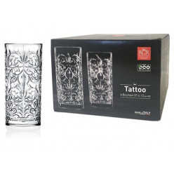 Набор тумблеров HB Tattoo 6шт, 370ml