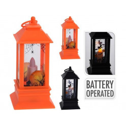 Фонарь LED Halloween 12cm, пластик, 2 цвета
