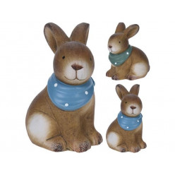 Статуэтка "Заяц с шарфом" 11cm, 2 дизайна, керам