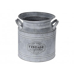 Кашпо "Бидон металлический" Vintage 22cm
