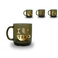 Чашка 420ml стеклянная GI Verso Design "Утро"