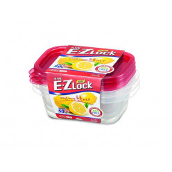 Набор емкостей пищевых EZ Lock 3шт, 0.27l, 15X9X5cm