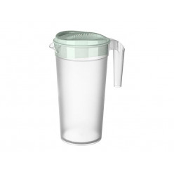 Кувшин Phibo 1.5l, с крышкой, прозрачный, пластик