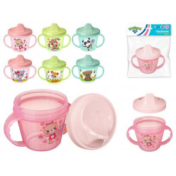 Поильник Пластишка 200ml с ручками