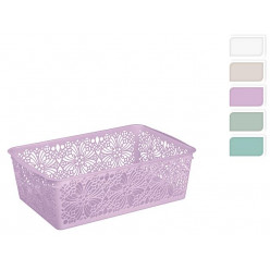 Корзина Econova Floral 4.3l, 30X19X9.5cm разных цветов