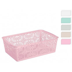 Корзина Econova Floral 10l, 38X25X12.5cm разных цветов