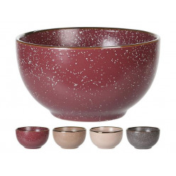 Салатница керамическая 13.5cm Metallic Rim Red