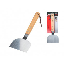 Лопатка для гамбургеров BBQ 28X11cm, ручка дерево 16cm