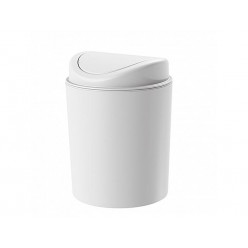 Ведро для мусора с плавающей крышкой Bytplast 1l, 11.5X11.5X15.3cm, белый