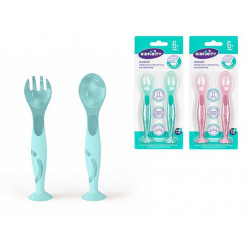 Набор столовых приборов детский Kidfinity на присосках, 13cm