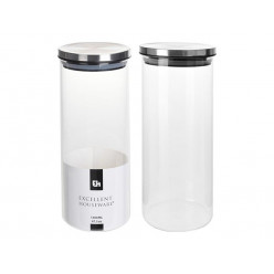 Банка стеклянная EH 1.4l, 23.5cm, крышка металлическая
