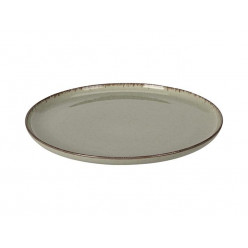 Тарелка сервировочная 24.5cm Light Grenn, фарфор