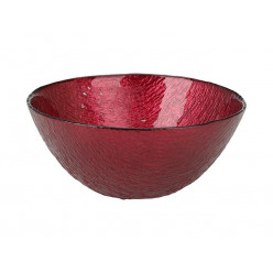 Салатница стеклянная 14.5cm Embossed Drops