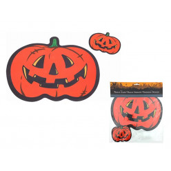 Салфетки бумажные Halloween 4шт 28Х24cm + подставки 4шт 10Х9cm "Тыква"