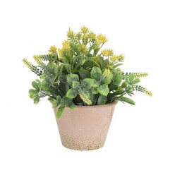 Цветок искусственный 22cm, в горшке
