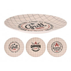 Тарелка EH Grill 25cm, пластик
