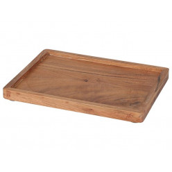 Поднос сервировочный дерево акация 23X17X2.5cm