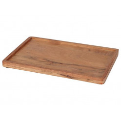 Поднос сервировочный дерево акация 30X20X2cm