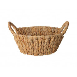 Корзина плетeная из тростника 30X26X11см, с ручками