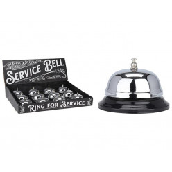 Звонок металлический "Service Bell" 8X6cm серебряный