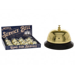 Звонок металлический "Service Bell" 8X6cm золотой