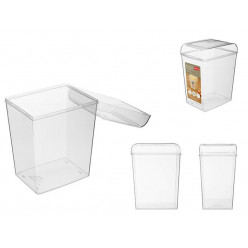 Контейнер для сыпучих продуктов Phibo 1.7l, 10.8X14.8X18.3cm, прозрачный