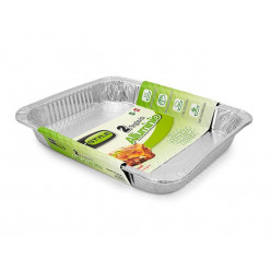 Формы алюминиевые GioStyle 2шт, 90µm, 32X26X4cm, 8 порций