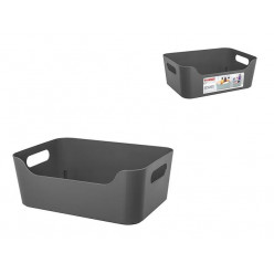 Корзина Econova Scandi 3.1l, 24X17X9cm, серая