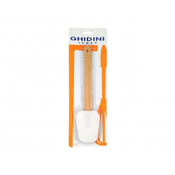 Лопатка кондитерская Ghidini 26cm, силикон/дерево