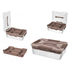 Органайзер с крышкой и зажимами Bytplast Grand Box, 10l, 39X29X12.4cm