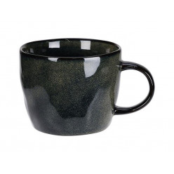 Чашка 350ml Reactiv Glaze, коричневая, керамика