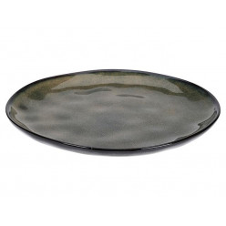 Тарелка десертная 21cm Reactiv Glaze, коричневая
