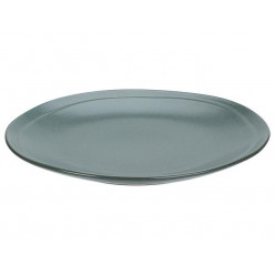 Тарелка сервировочная 27cm Green Reactiv Glaze, зеленая