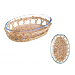 Форма для выпечки Tognana Cook&Serve 21X14X5cm, овальная,стекло