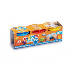 Набор для лепки Carioca Baby Dough 3X75gr