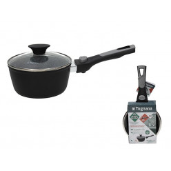 Ковш Tognana Space Saving 16cm, 1.2l, крышка стекло, съемная ручка