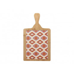 Подставка под горячее Tognana Dolce Ethnic 23X19cm, дерево/керамика