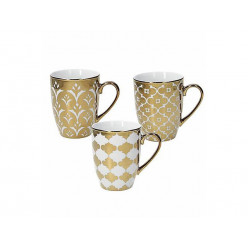 Чашка 310ml Tognana Natale Azulejos Gold, 3 рисунка