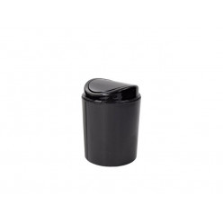 Ведро для мусора с плавающей крышкой Bytplast 1l, 11.5X11.5X15.3cm, черный