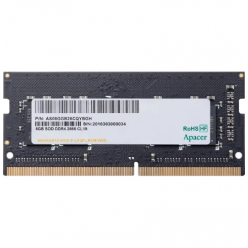 Оперативная память Apacer AS08GGB26CQYBGH, DDR4 SDRAM, 2666 МГц, 8Гб
