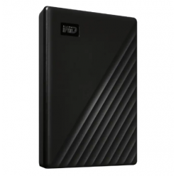 Внешний портативный жесткий диск Western Digital WD My Passport, 2 TB, Чёрный (WDBYVG0020BBK-WESN)