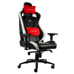 Игровое кресло Noblechairs Epic, Искусственная кожа, Черный/Красный/Белый