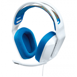 Игровая Гарнитура Logitech G335, Проводной аналоговый, Белый