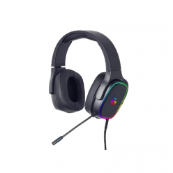 Игровая Гарнитура Gembird GHS-SANPO-S300, Проводной аналоговый, Чёрный
