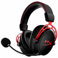 Игровая Гарнитура HyperX Cloud Alpha Wireless, Беспроводной, Черный/Красный