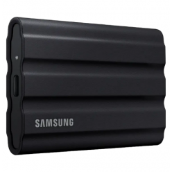 Внешний портативный SSD накопитель Samsung Portable SSD T7 Shield, 1 ТБ, Чёрный (MU-PE1T0S/WW)